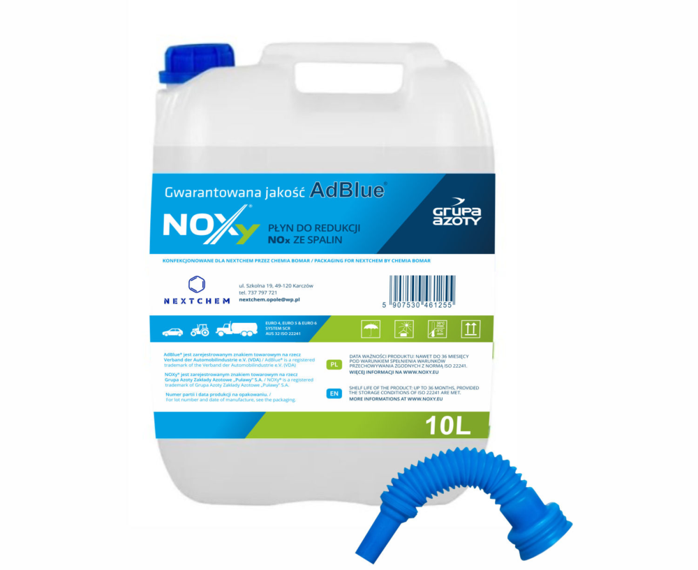 Płyn AdBlue Noxy w kanistrach 10L X 60 szt