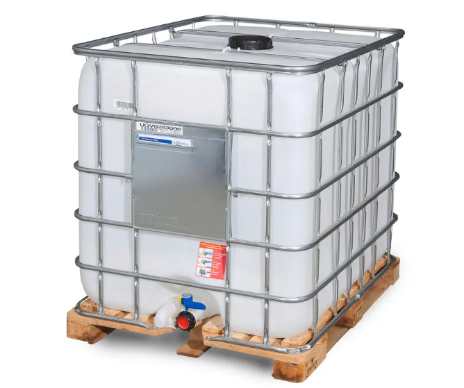Kontener IBC 1000L Odnowiony - Paleta Drewniana