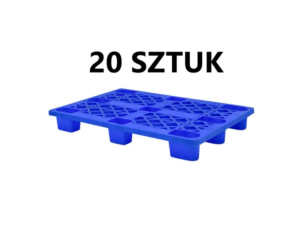 Palety Plastikowe 120X80 - 20 sztuk