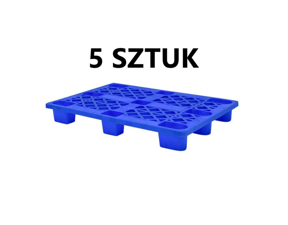 Palety Plastikowe 120X80 - 5 sztuk