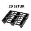 20 Palety plastikowe 80X60 - 20 sztuk